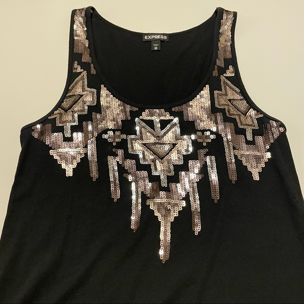 Express sequin Tank Top XS
